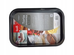 Forma tortownica blacha prostokątna do pieczenia Berretti 35x23,5cm BR-8709