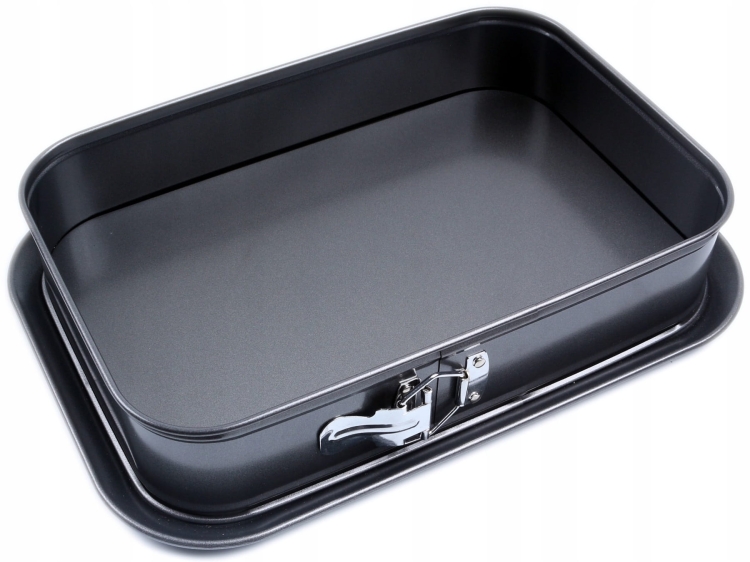 Forma tortownica blacha prostokątna do pieczenia Berretti 35x23,5cm BR-8709