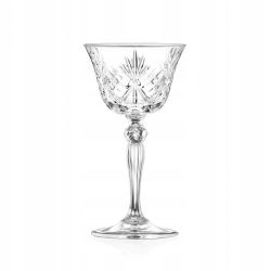 Kryształowe kieliszki do koktajli martini RCR Melodia Coupette 160ml 6szt