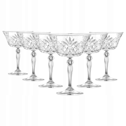 Kryształowe kieliszki do szampana RCR Melodia Champagne 260ml 6szt