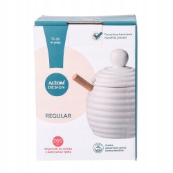 Piękny porcelanowy pojemnik na miód Altom Design REGULAR Miodownica 260ml
