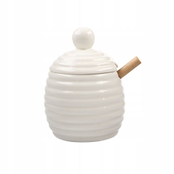 Piękny porcelanowy pojemnik na miód Altom Design REGULAR Miodownica 260ml