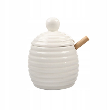 Przejdź do produktu Piękny porcelanowy pojemnik na miód Altom Design REGULAR Miodownica 260ml