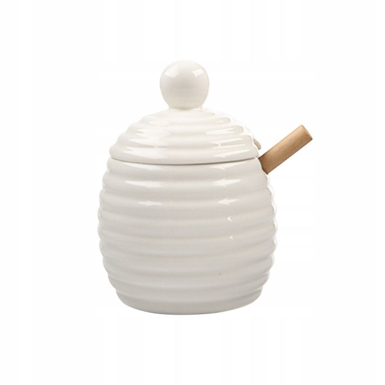 Piękny porcelanowy pojemnik na miód Altom Design REGULAR Miodownica 260ml