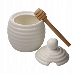 Piękny porcelanowy pojemnik na miód Altom Design REGULAR Miodownica 260ml