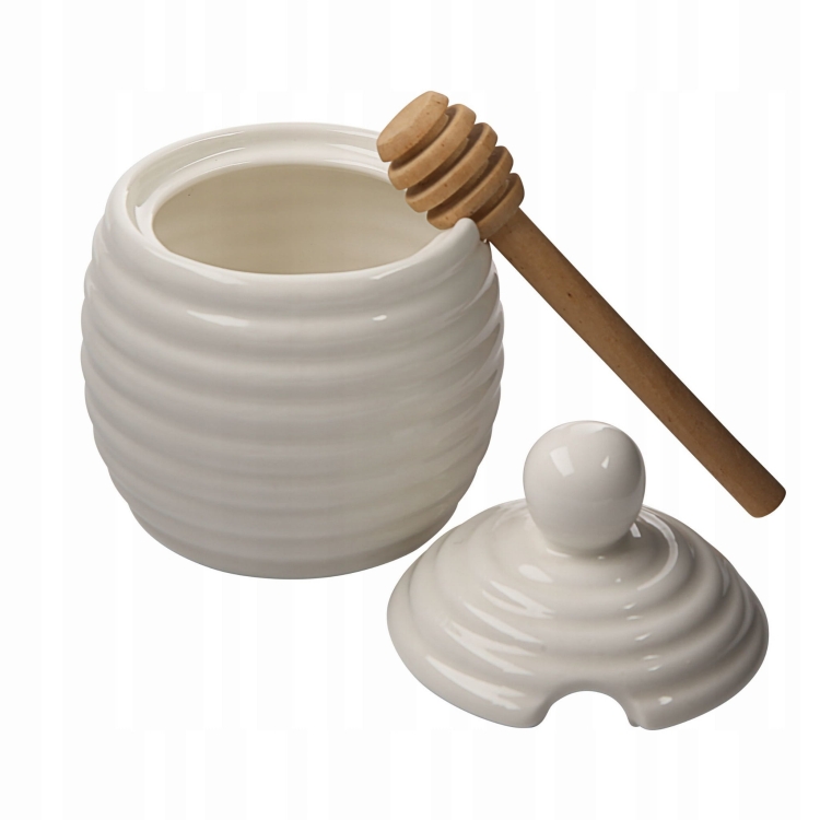 Piękny porcelanowy pojemnik na miód Altom Design REGULAR Miodownica 260ml