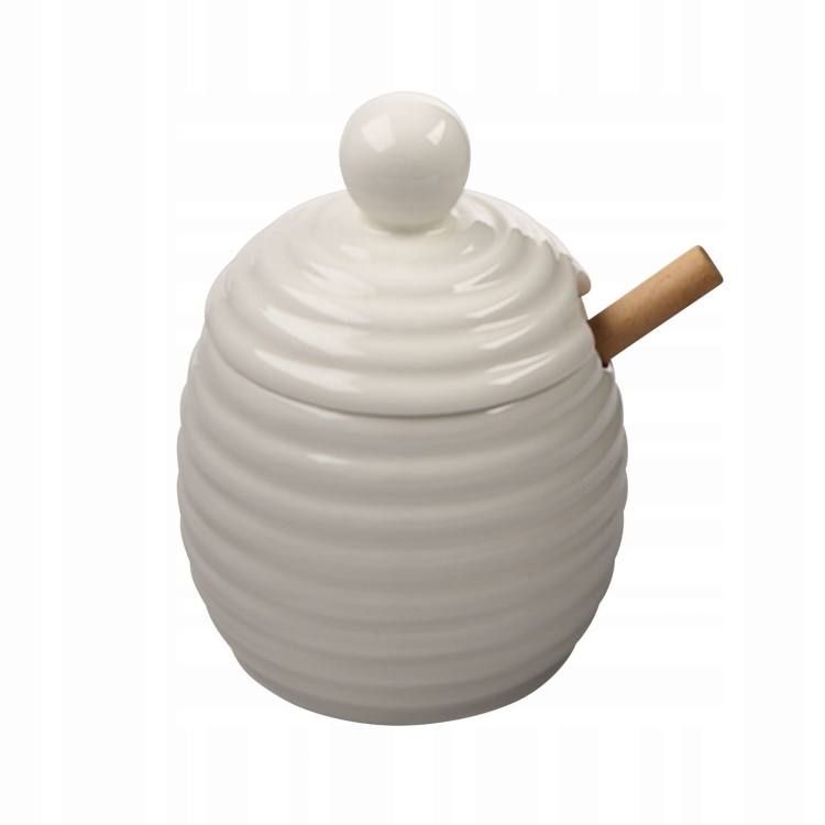 Piękny porcelanowy pojemnik na miód Altom Design REGULAR Miodownica 260ml
