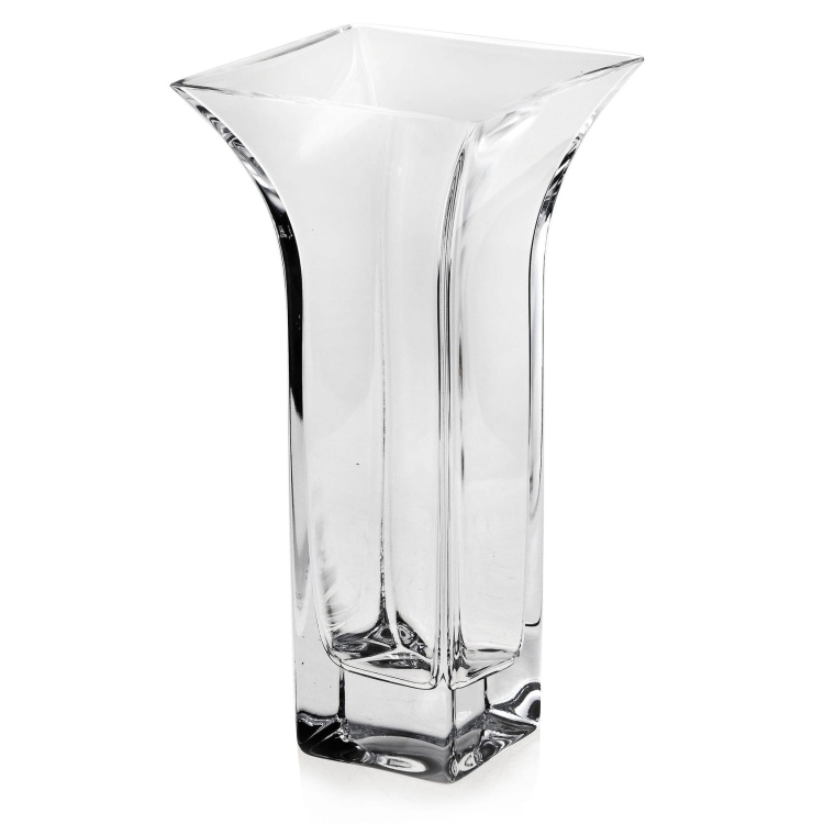 Wazon szklany dekoracyjny BEZBARWNY na kwiaty 22,5cm