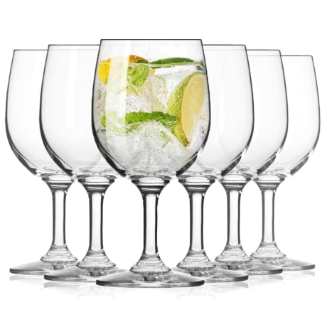 Przejdź do produktu Klasyczne kieliszki do wina wody na nóżce KROSNO Servo Line 250ml 6szt