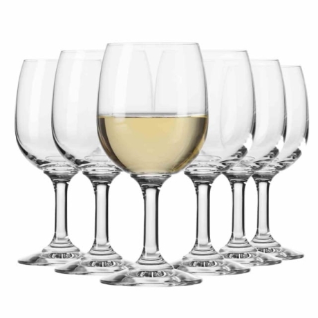 Przejdź do produktu Klasyczne kieliszki do wina na nóżce KROSNO Servo Line 170ml 6szt