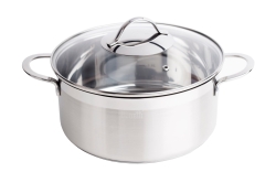 Berretti kpl garnków 8el. stal 18/10 indukcja gaz Breva BR-6385