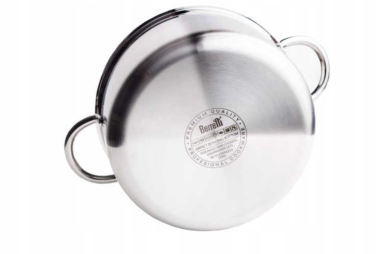 Berretti kpl garnków 8el. stal 18/10 indukcja gaz Breva BR-6385