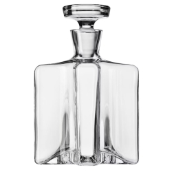 Komplet do whisky z dębową tacą 4+1 Szklanki Karafka KROSNO Sterling OAK