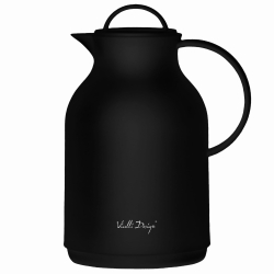 Dzbanek termos konferencyjny z wkładem szklanym Vialli Design AMO 1L CZARNY