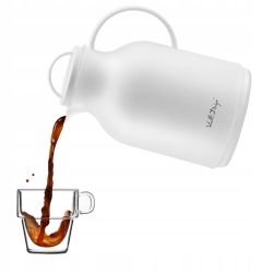 Dzbanek termos konferencyjny z wkładem szklanym Vialli Design AMO 1L BIAŁY