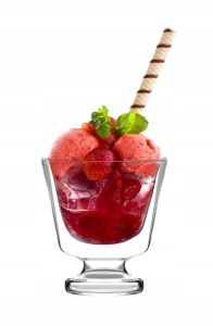 Pucharki termiczne do lodów z podwójną ścianką Vialli Design SOHO 250ml 2szt