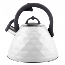 Berretti CZAJNIK Z Gwizdkiem 3L Indukcja Gaz BR-7610 biały