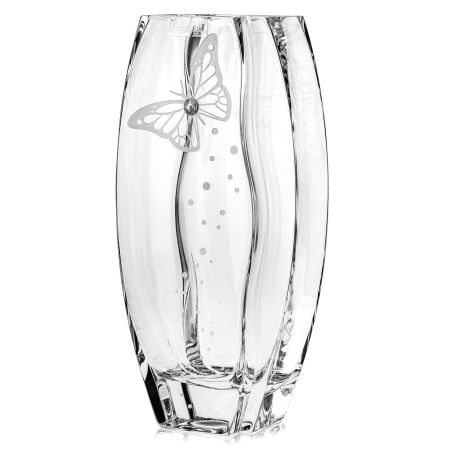 Przejdź do produktu Wazon dekoracyjny szklany 26cm z kryształem SWAROVSKI X2760