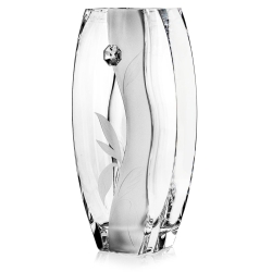 Wazon dekoracyjny szklany 26cm z kryształem SWAROVSKI X2229