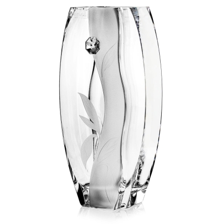 Przejdź do produktu Wazon dekoracyjny szklany 26cm z kryształem SWAROVSKI X2229