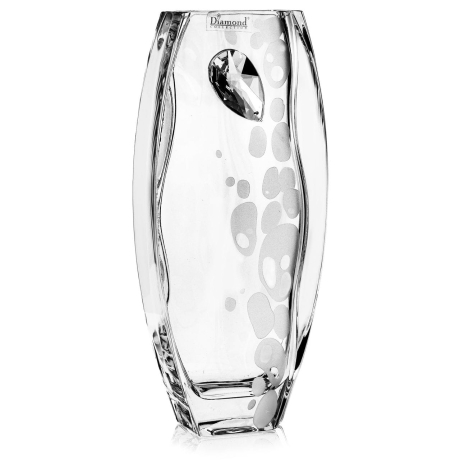 Przejdź do produktu Wazon dekoracyjny szklany 26cm z kryształem SWAROVSKI X2349