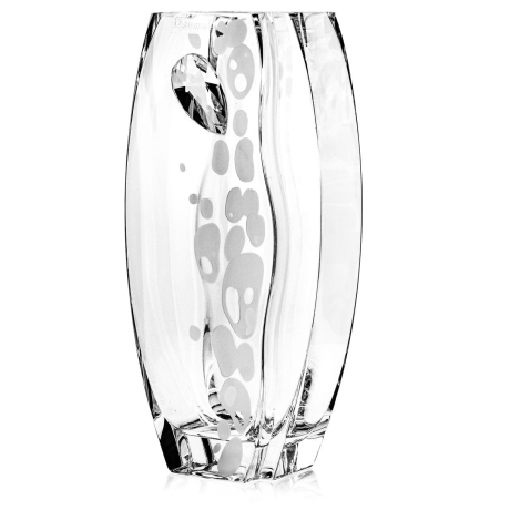 Przejdź do produktu Wazon dekoracyjny szklany 26cm z kryształem SWAROVSKI X2349
