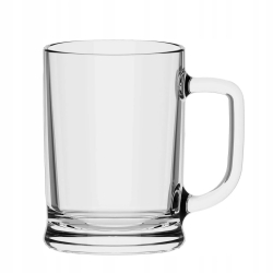 Solidne szklane kufle Trend Glass ULF z rączką do piwa | 500 / 610 ml | 6 szt