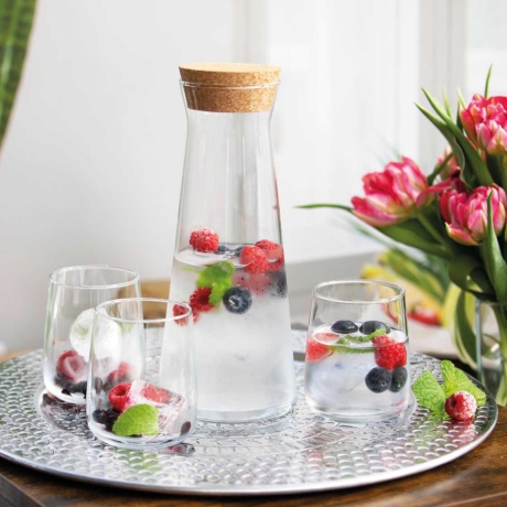 Przejdź do produktu Trend Glass EMMA karafka z korkiem do wody 1000ml