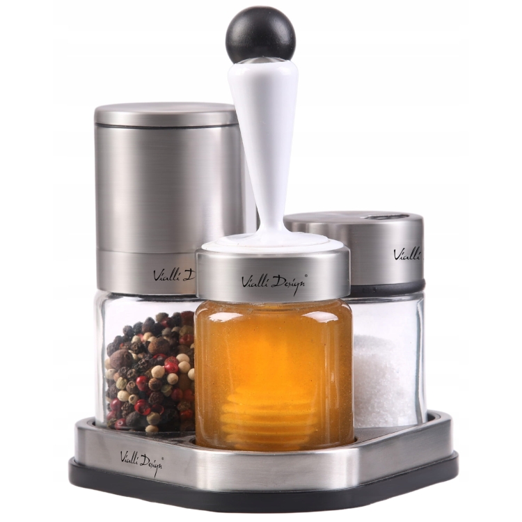 Komplet do przypraw i miodu Vialli Design SOHO