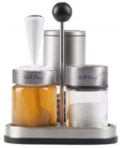 Komplet do przypraw i miodu Vialli Design SOHO