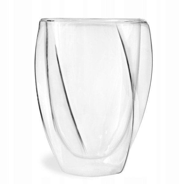Szklanki termiczne do kawy latte Vialli Design Cristallo 300ml 2szt