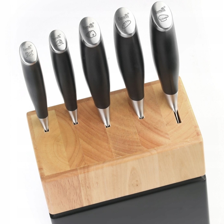 Zestaw noży w bloku Berretti Grande 6el. BR-7962