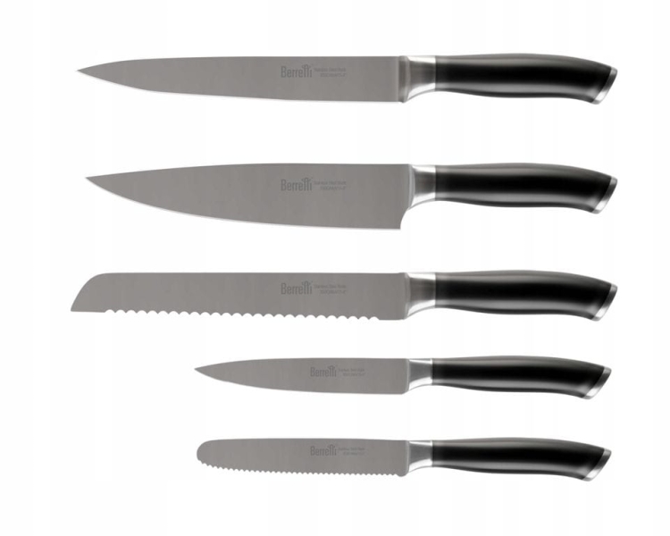 Zestaw noży w bloku Berretti Grande 6el. BR-7962