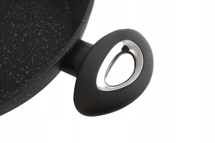 Garnek niski patelnia tradycyjna z pokrywką Berretti TIVANO 28cm BR-6675