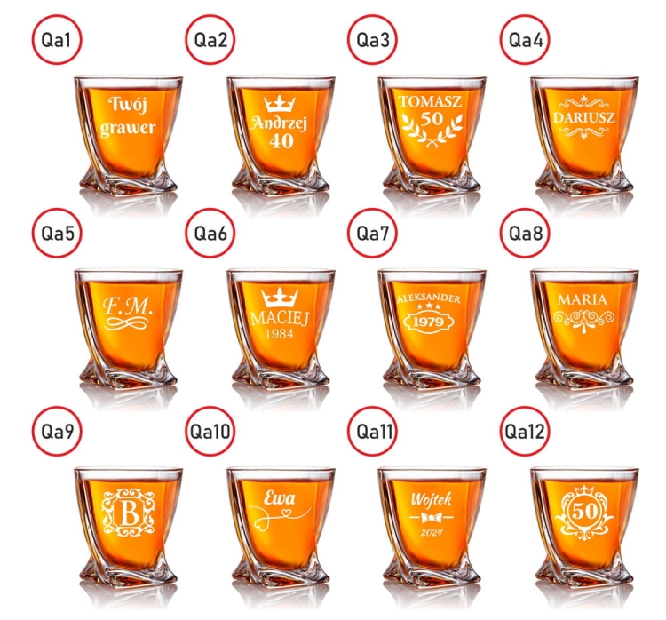 Szklanka do whisky Bohemia Quadro | 340ml | 1szt.