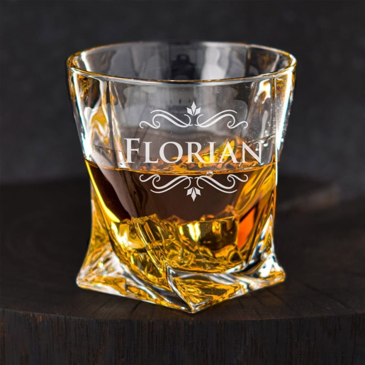 Szklanka do whisky Bohemia Quadro | 340ml | 1szt.