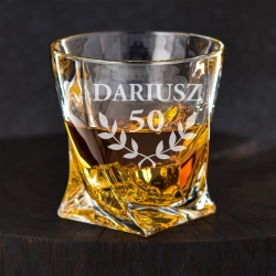 Szklanka do whisky Bohemia Quadro | 340ml | 1szt.
