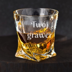 Szklanka do whisky Bohemia Quadro | 340ml | 1szt.