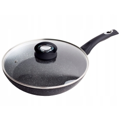 Patelnia tradycyjna z pokrywką non-stick Berretti TIVANO 28cm BR-6002