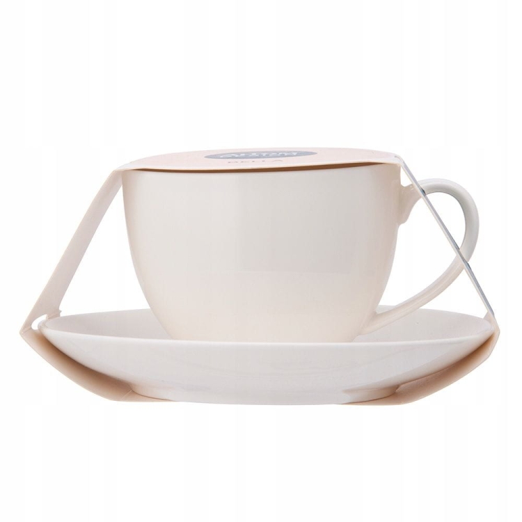 Porcelanowa filiżanka ze spodkiem do kawy herbaty Altom Design Bella 200ml