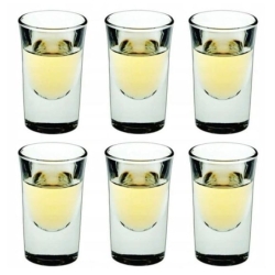 Komplet kieliszków do wódki, likieru, nalewek AMBITION Viktoria SHOT 25ml 6szt