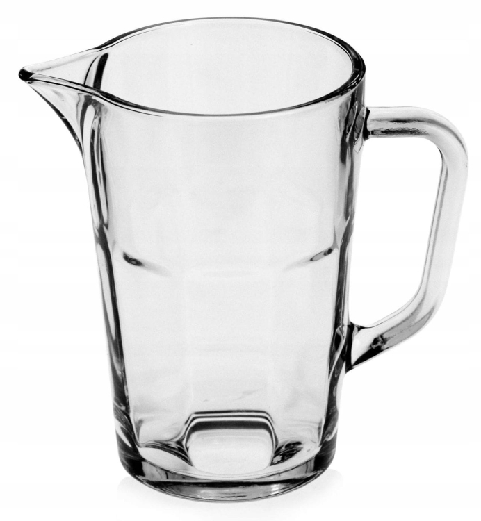 Zestaw do wody soku napojów dzbanek 1,2L+4 szklanki 260ml Trend Glass ALVA