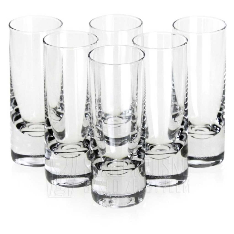 Kieliszki do wódki SHOT lufa KROSNO 50ml 6szt