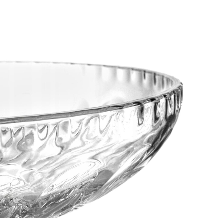 Owocarka na niskiej nóżce z przeźroczystego szkła sodowego IRENA ANGELICA CRYSTALINE 30,5cm