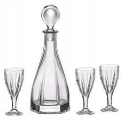 BOHEMIA VICTORIA komplet do nalewek, likieru 6+1