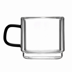 Szklanki do espresso Vialli Design Carbon 80ml 2szt