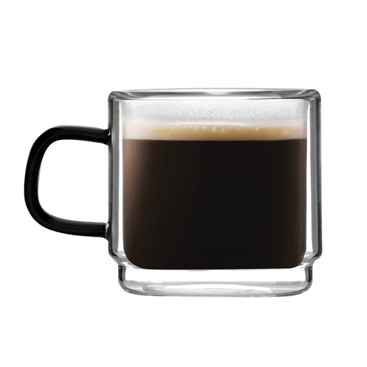 Szklanki do espresso Vialli Design Carbon 80ml 2szt