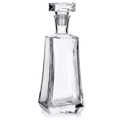 Karafka skośna do whisky brandy na prezent 750ml