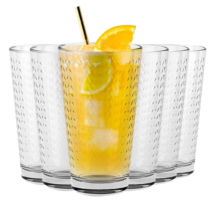 TG TURID Trójkąty ozdobne szklanki wysokie 360ml 6szt