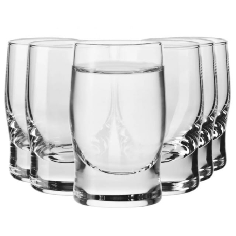 Przejdź do produktu Kieliszki do likieru nalewek wódki Krosno STERLING SHOT 40ml 6szt.